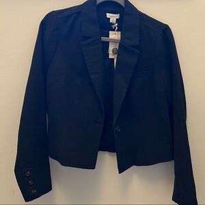 Sundance Black Linen Blazer sz M NWT